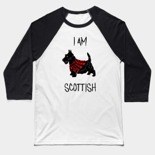 Scottish Terrier Black Baseball T-Shirt